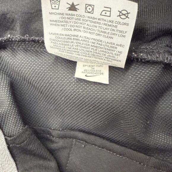 Nike Men’s Dri-Fit Golf Shorts Size 34” Black Active - Picture 8 of 8